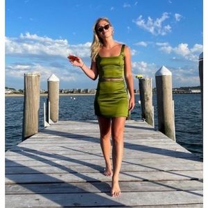 Aritzia Wilfred green set